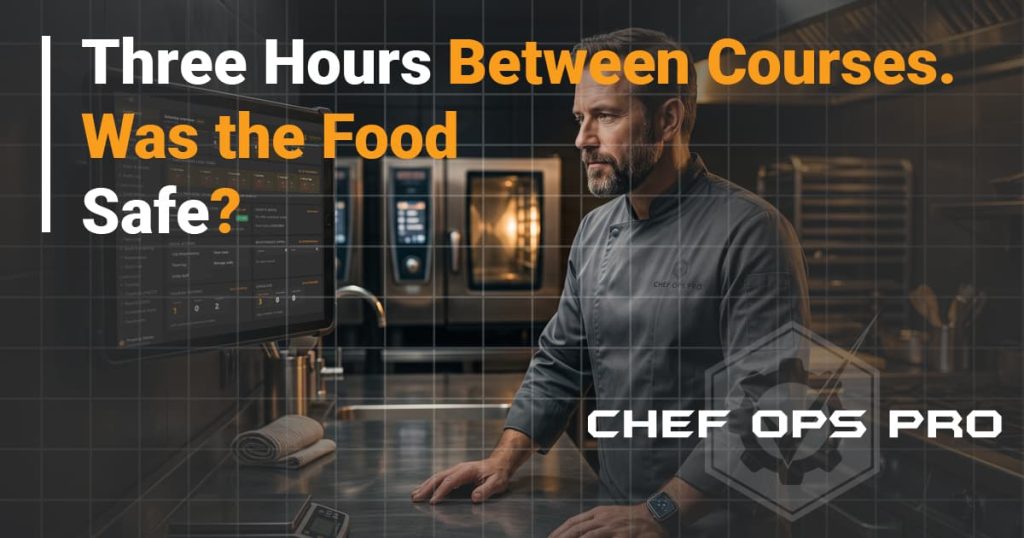 Three Hours Between Courses. Was the Food Safe